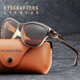 Luxury Brand Design Cat Eye Polarized Sunglasses