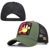 animal cartoon rabbit embroidery baseball net cap