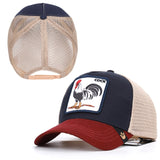 animal cartoon rabbit embroidery baseball net cap