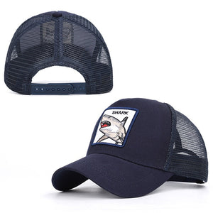 animal cartoon rabbit embroidery baseball net cap