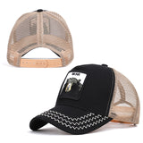 animal cartoon rabbit embroidery baseball net cap