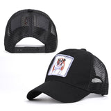 animal cartoon rabbit embroidery baseball net cap