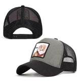 animal cartoon rabbit embroidery baseball net cap