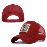 animal cartoon rabbit embroidery baseball net cap