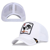 bee embroidery mesh baseball cap