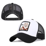 bee embroidery mesh baseball cap